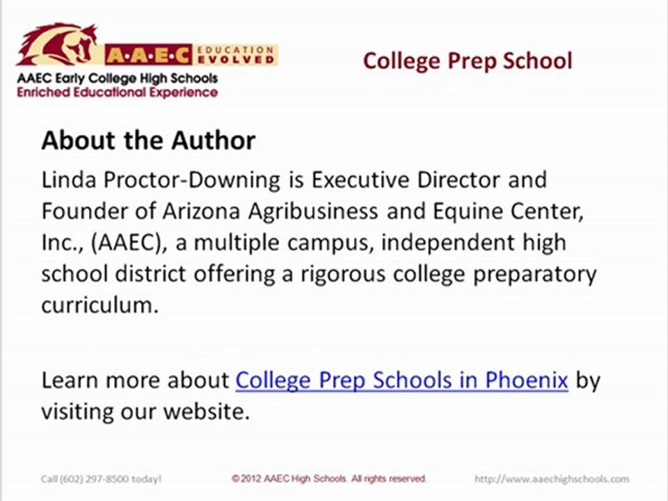 College Prep School:   A Bold Educational Approach Producing Success