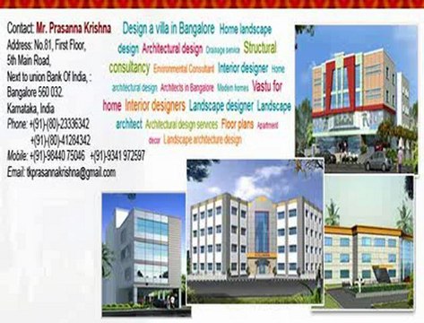 Landscape Architecture Design, Home Architectural Design, Design a Villa in Bangalore