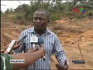 Travaux de réhabilitation de la route en terre Louingui-Louomo-Tondo-Manianga dans le Pool