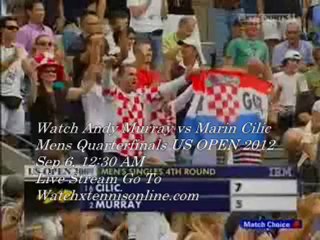 Andy Murray vs Marin Cilic Full Match Online Sep 6, 12:30 AM