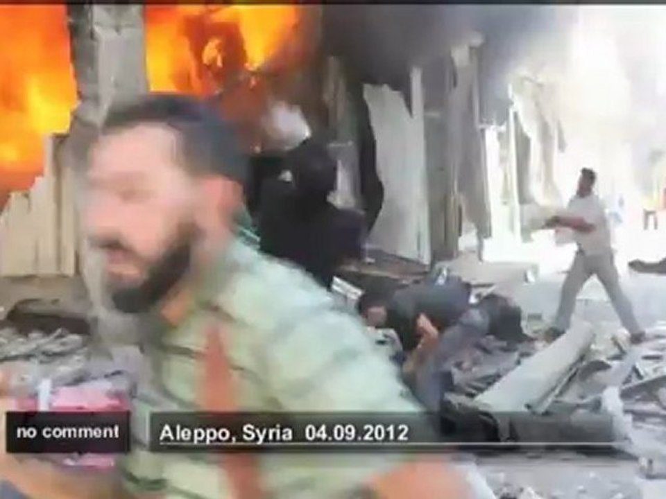 Raid aérien sur Alep - no comment