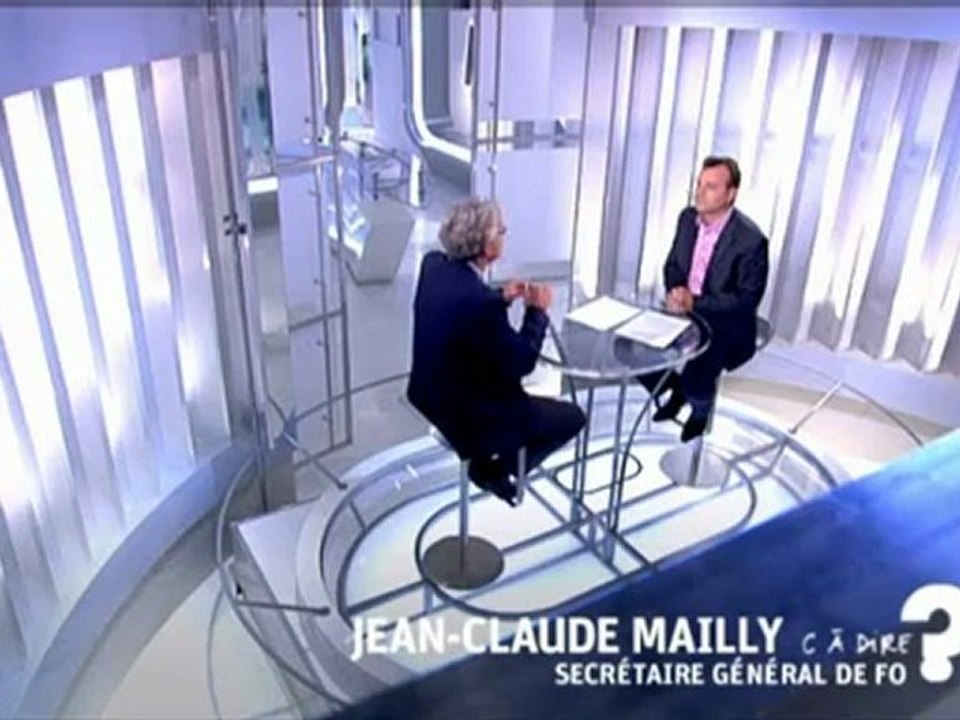 Jean-Claude Mailly sur France 5