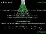 AHMED HULUSİ WEB SİTESİ - FÂTİHA SÛRESİ