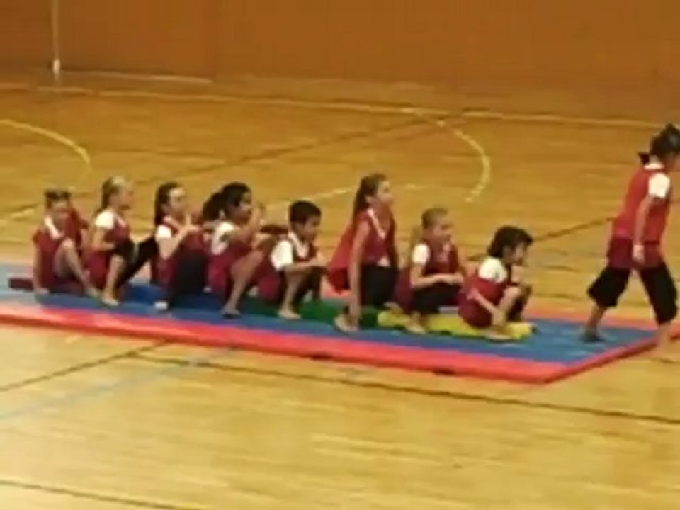 Spectacle de fin d'été des Sport'J (6 - 12ans) à Haitz Pean sur le thème des Jeux Olympiques