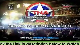 Watch TNA No Surrender 2012 Live 9 September Full PPV