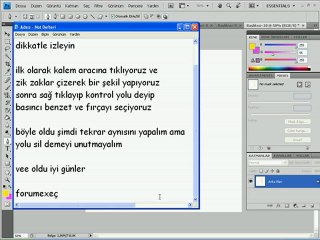 PhotoShop ile2li Pen Tool Yapımı