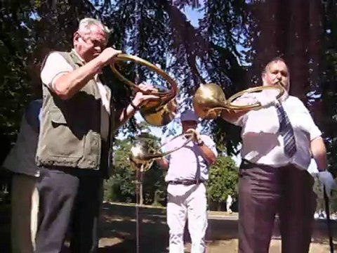 Trompes de chasse au bois de Boulogne...