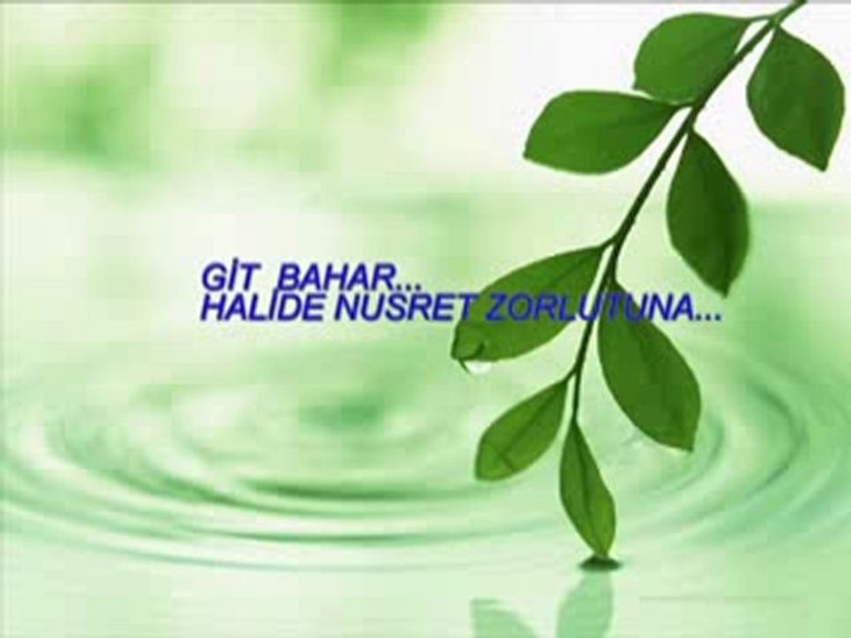Git Bahar(Halide Nusret Zorlutuna)