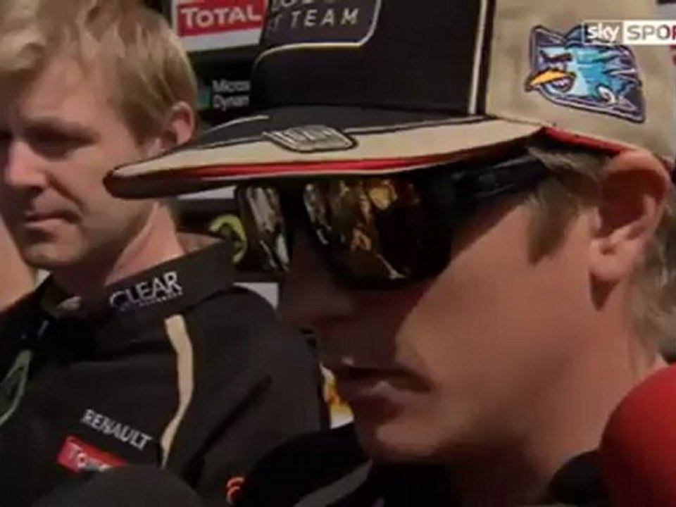 Monza 2012 Kimi Räikkönen Thursday Interview