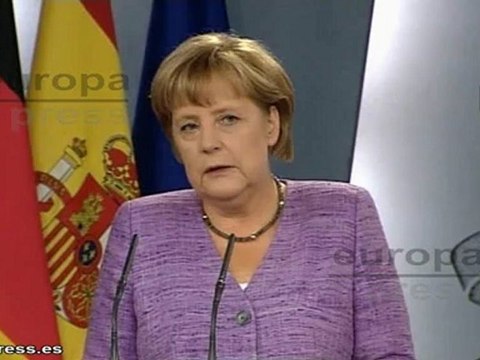 Merkel pide tiempo para las reformas de Rajoy