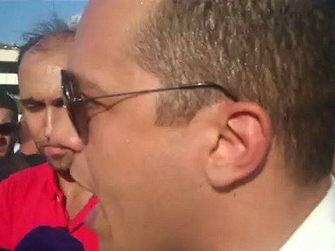 Ηλίας Κασιδιάρης στη διαμαρτυρία των σωμάτων ασφαλείας