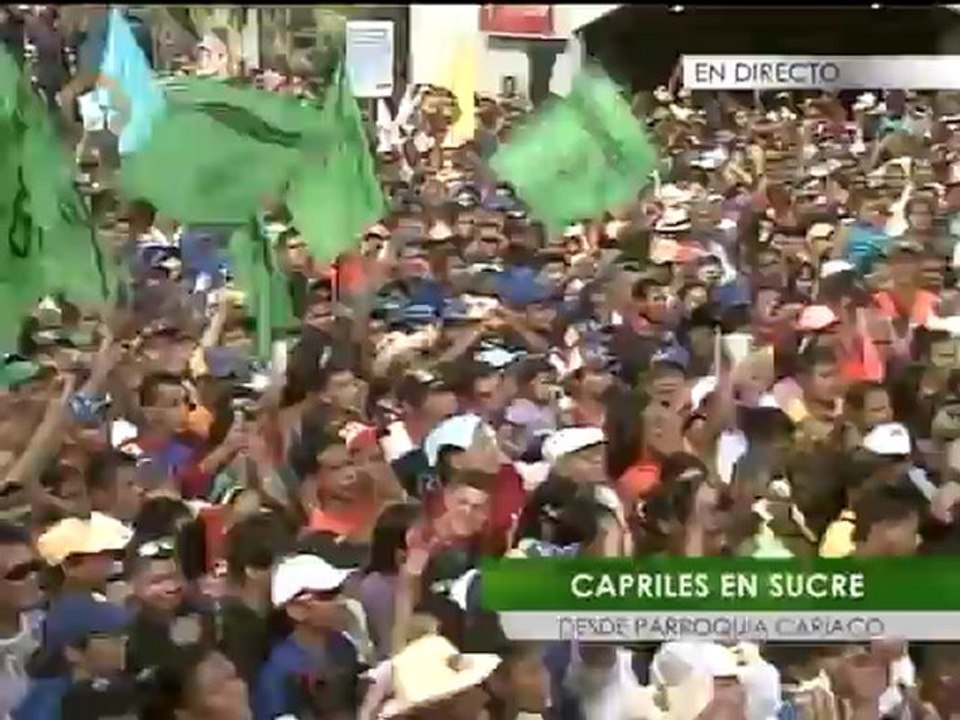 Capriles Radonski: "Al gobierno le encanta darle pantalla a un bate quebrao"