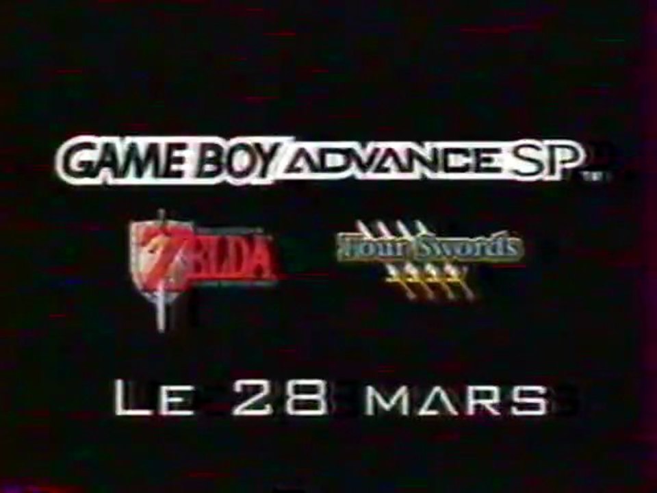 Publicité Zelda  Link's Akwening Game Boy Advance SP Nintendo 2003