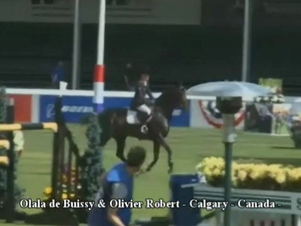 Calgary 2012/09/06 Olala de Buissy & Olivier Robert - CSIO 5*  -  1,60 M Jumping