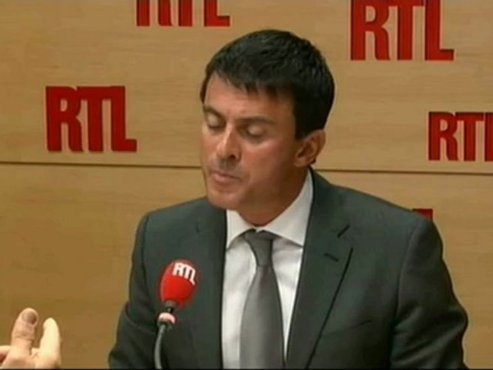 Manuel Valls, ministre de l'Intérieur : "Pour la tête du PS, je préfère Harlem Désir"