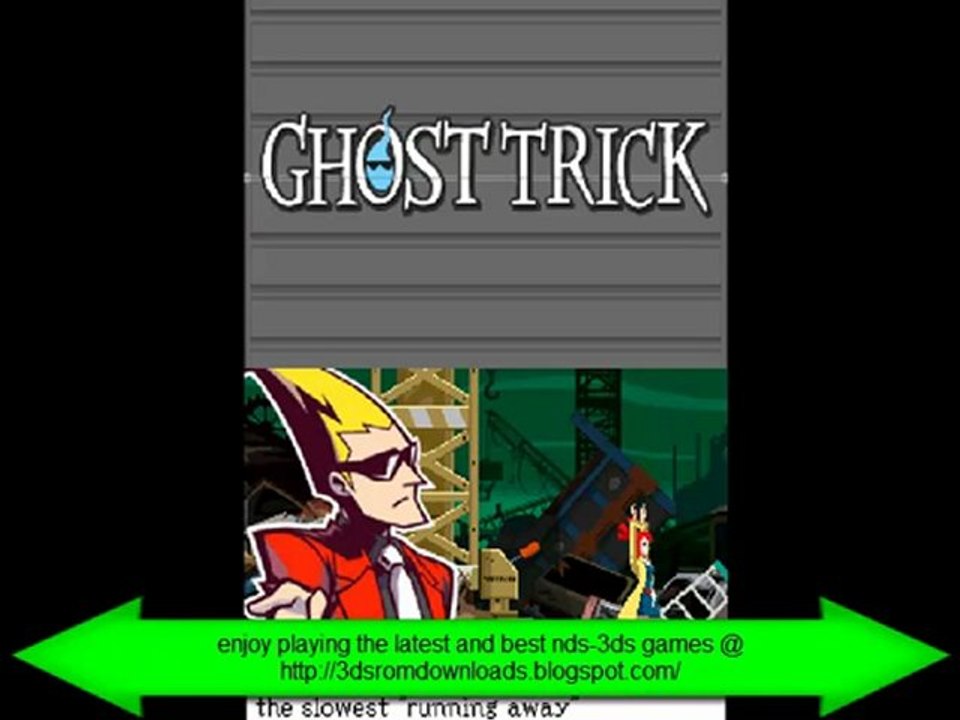 Ghost Trick Phantom Detective [USA] NDS Rom [Download] Gameplay