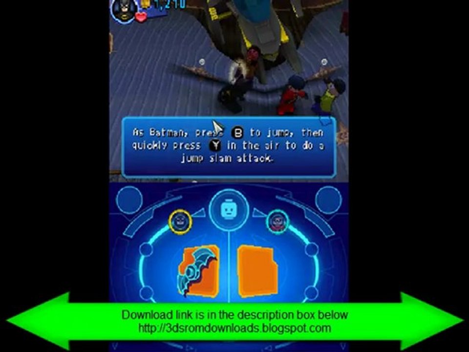 LEGO Batman 2 - DC Superheroes [USA] NDS Rom [Download] Gameplay