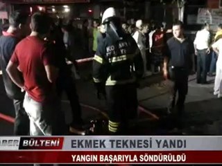 KOCAELİ TV -EKMEK TEKNESİ YANDI