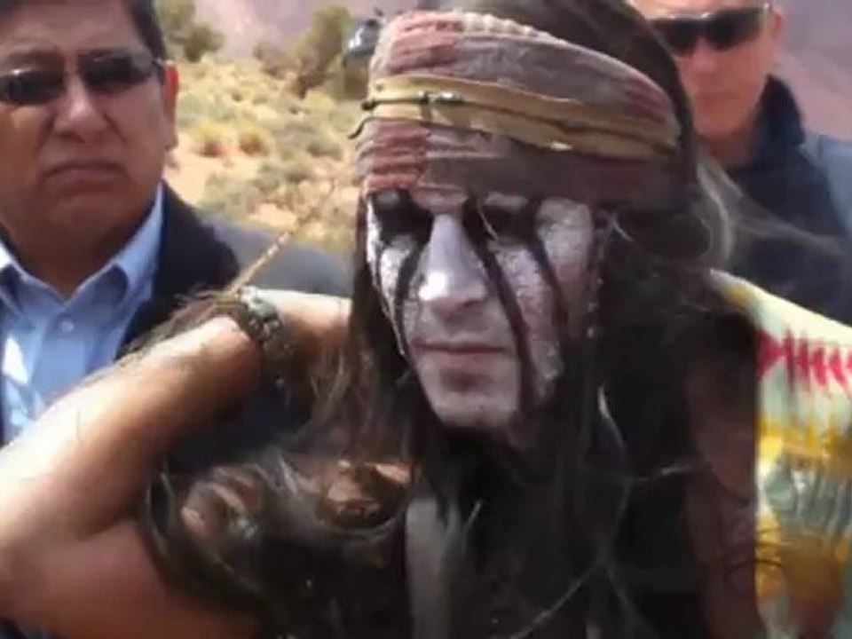 The Lone Ranger Tonto (Johnny Deep) at Monument Valley (2013)