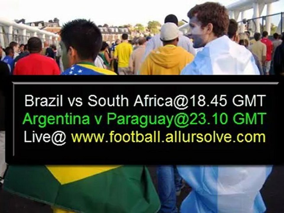 Brazil v South Africa-Argentina v Paraguay Soccer Live Streaming 2012-Al Jazeera_Super Sports_Gol TV
