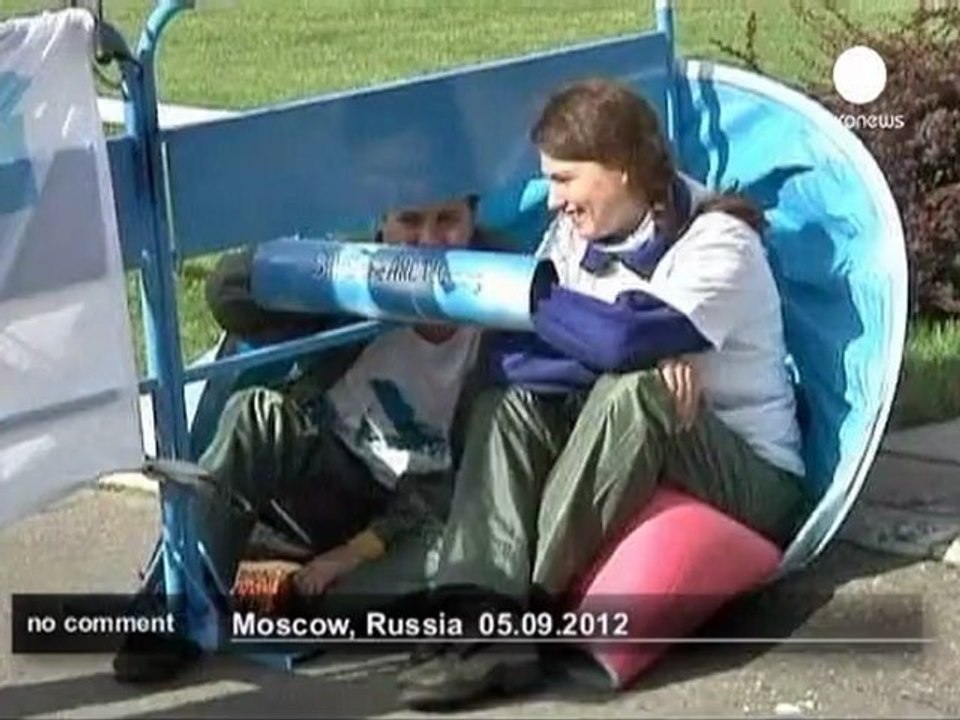 Greenpeace protest Gazprom Arctic offshore... - no comment