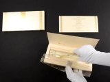 S816, Cream Color, Scroll Invitations, Jewish Invitations, Box Scrolls