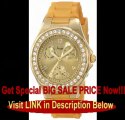 Invicta Women's 1650 Angel Crystal Accented Yellow Dial Watch REVIEW