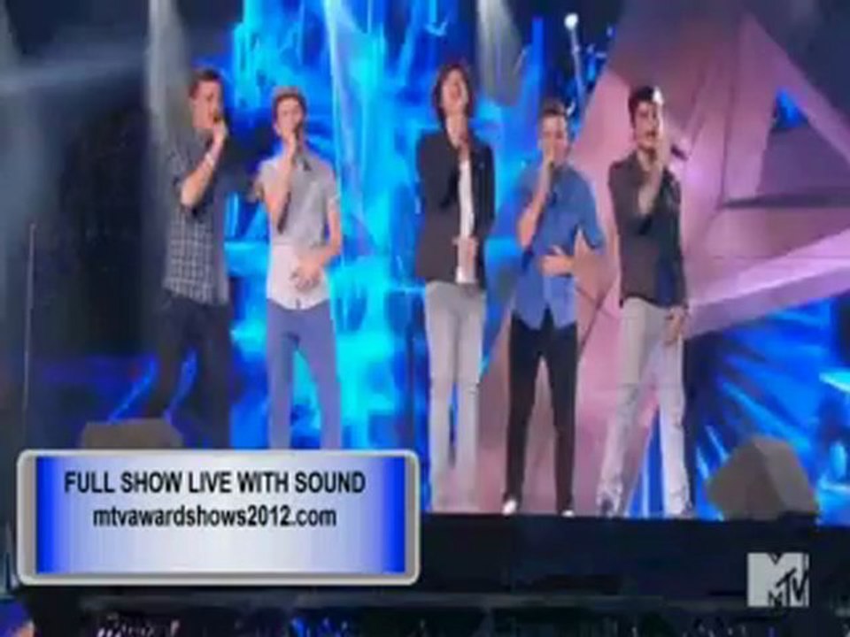 One Direction performance Get UP VMA 2012