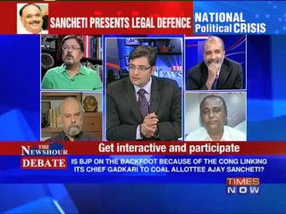 Debate: BJP-Congress war over Sancheti