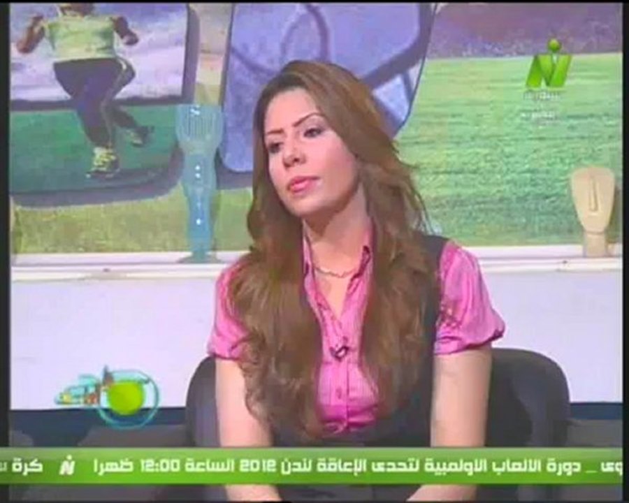 الاعلاميه سها ابراهيم مع ك شريف عبد المنعم فى صباح الرياضه