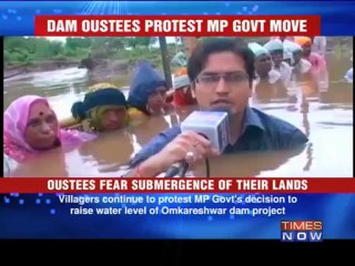 Neck deep in water for 14 days