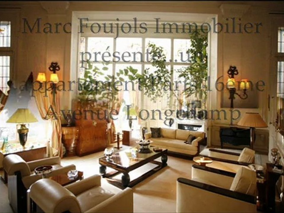 ACHAT APPARTEMENT PARIS 16ème - avenue longchamp
