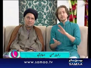 Subah Saveray Samaa Ke Saath With Sanam Baloch - 7th Sep 2012 Part 6/7