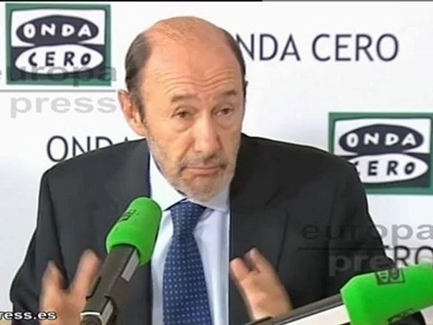 Rubalcaba: El PSOE no va a apoyar un rescate