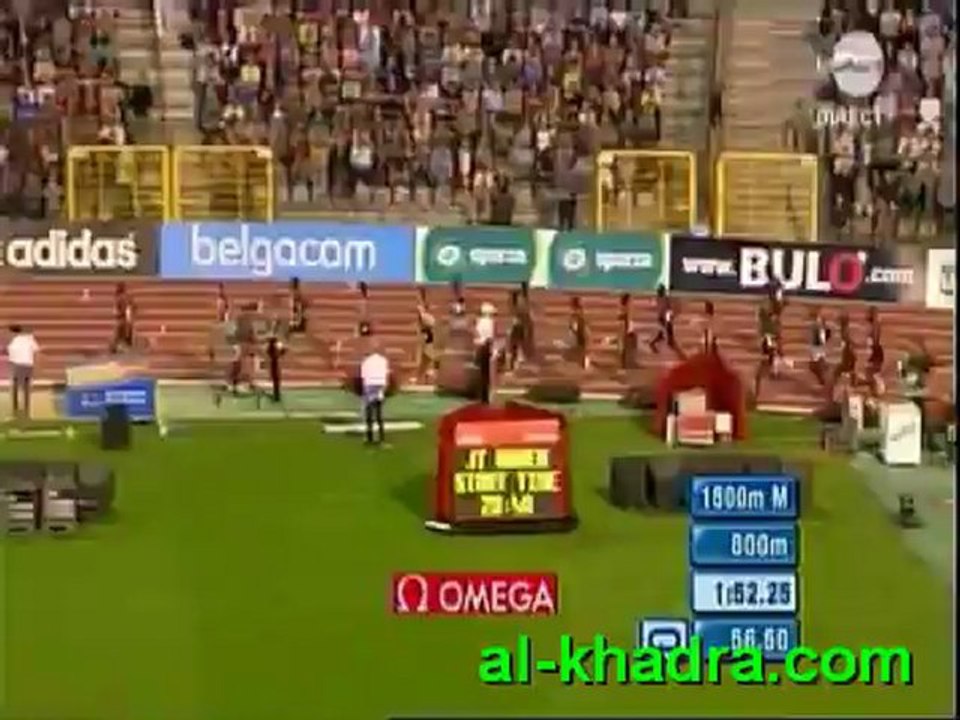 Meeting de bruxelle(1500 metres,makhloufi battu.07-09-2012)