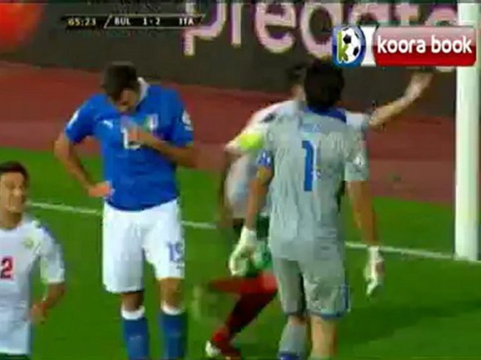 اهداف بلغاريا 2 × 2 ايطاليا : تصفيات كأس العالم 2014