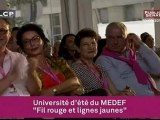 EVENEMENT,Université d'été du Medef - Table ronde 