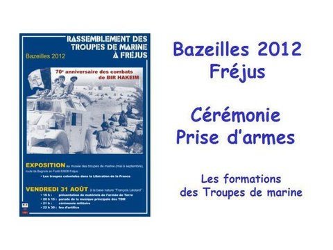 Bazeilles 2012 - Les Troupes de marine