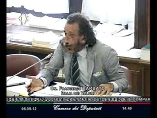 Roma - L'audizione di Corrado Passera (06.09.12)