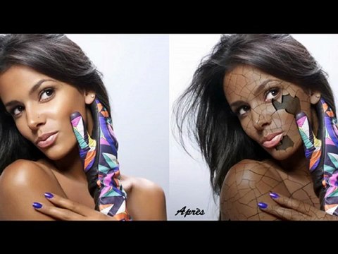 XanderHuit ~ Tutoriel Effet Craquelé Sur Personnage Avec Photoshop CS6 HD