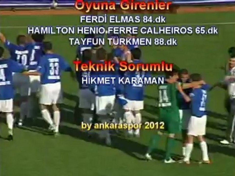 ANKARASPOR-GENÇLERBİRLİĞİ 2007-2008 SEZONU 10.HAFTA