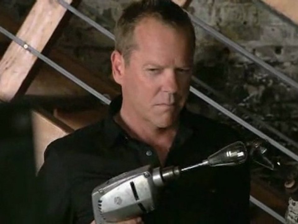 Kiefer Sutherland tournage de la pub Acer