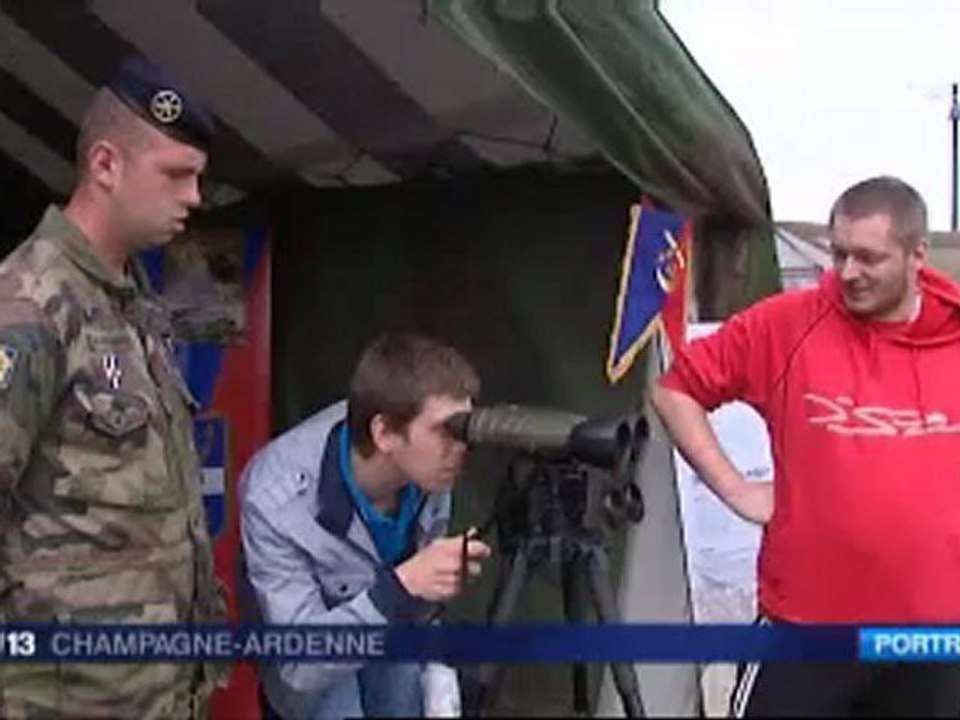 Le Général Bruno Guibert  à la Foire de Châlons