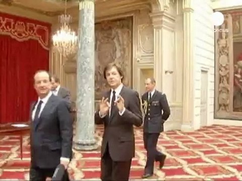 Sir Paul McCartney receives France's top award