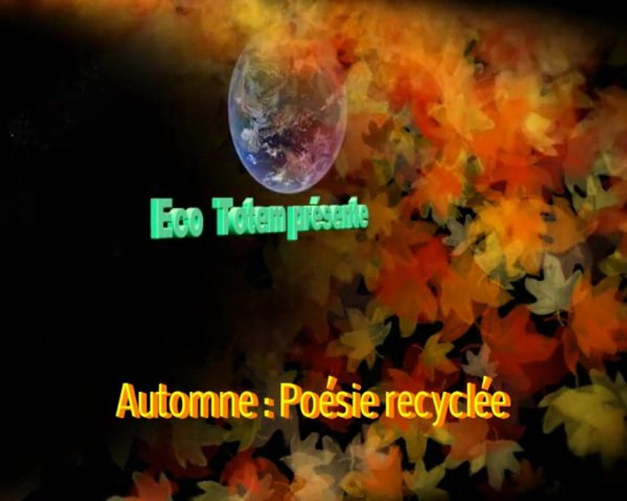 Automne : Poésie recyclée