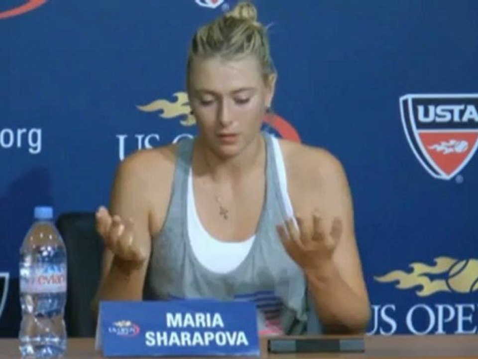 US Open: Sharapowa: "Es ist frustrierend"