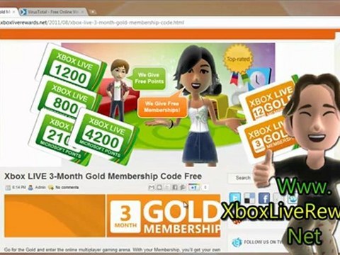 Xbox LIVE 3 Month Gold Membership Subscription Codes Free