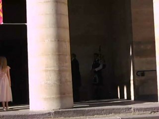 Un grand mariage franco-écossais : l'acceuil à l'église