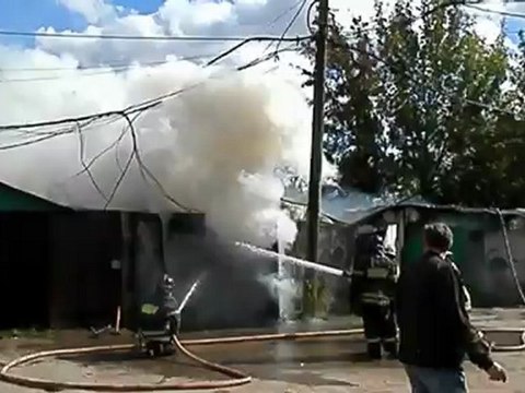 Пожар в гаражном кооперативе