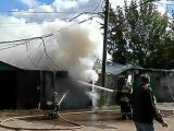 Пожар в гаражном кооперативе